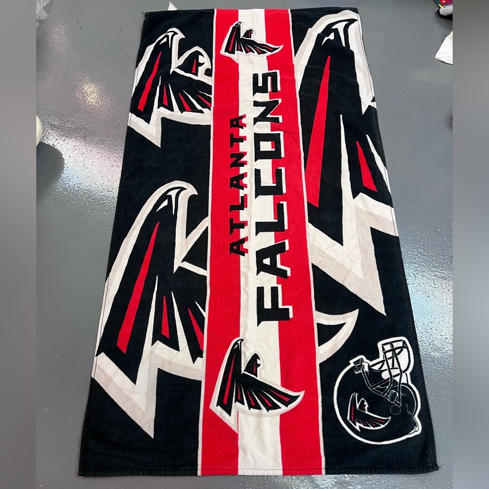 Vintage Atlanta Falcons Beach Towel